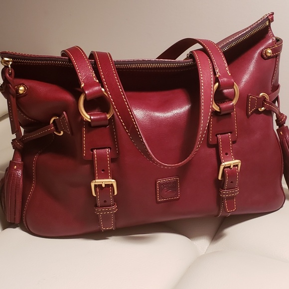 Dooney & Bourke Handbags - Dooney and Bourke Double Strap Tassel Tote